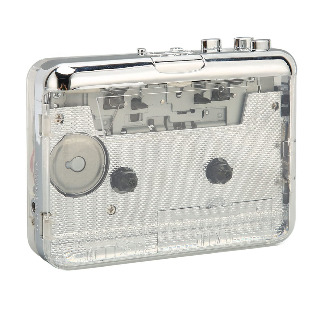  [AUSTRALIA] - ASHATA Portable Cassette Player, USB Cassette Tape to MP3 Converter, Audio Walkman Cassette Tape to Digital Converter Player, FM Radio Cassette Player with 3.5mm Headphone Jack