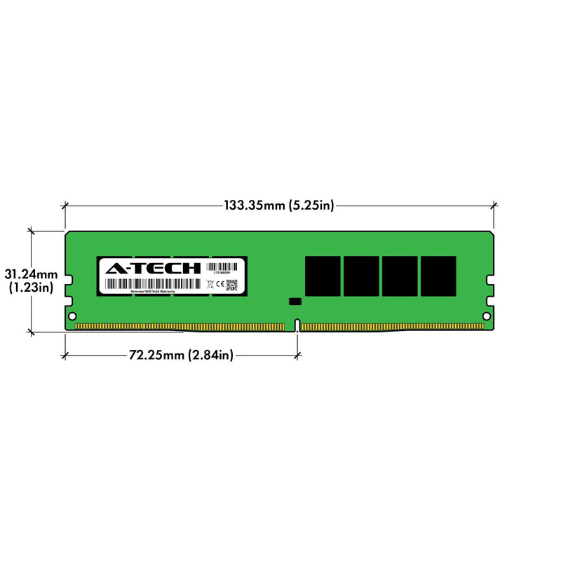  [AUSTRALIA] - A-Tech 8GB DDR4 3200 MHz UDIMM PC4-25600 (PC4-3200AA) CL22 DIMM Non-ECC Desktop RAM Memory Module
