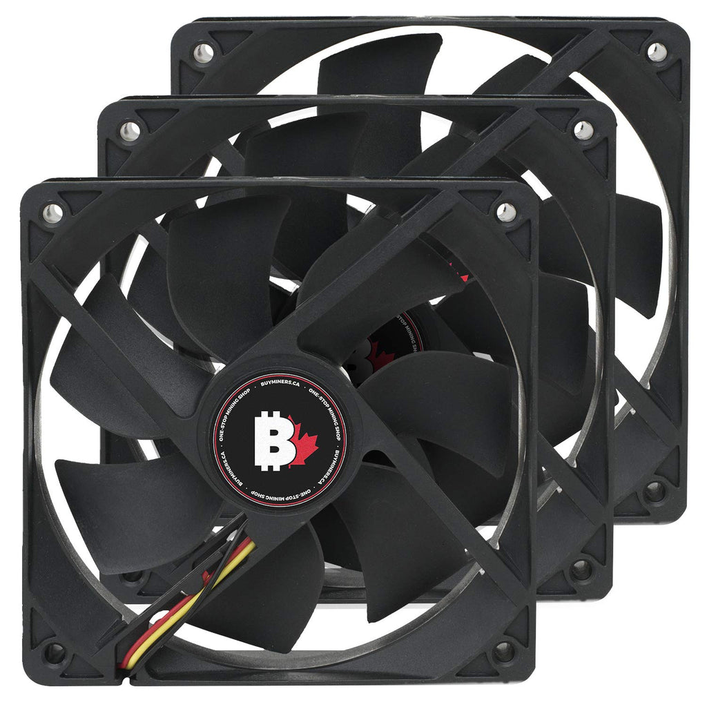  [AUSTRALIA] - High Airflow PC Case Fan - 120mm 3-Pin 3000RPM Dual Ball Bearing Computer Fan with Thin Blades and Long Life, Cooling for Desktop CPU (3 Pack)