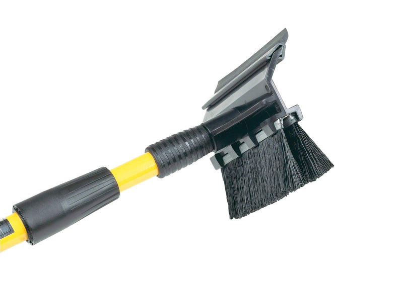  [AUSTRALIA] - SubZero 5412PBT 54" Pivoting Extendable Snowbroom with 8.5" Pivoting Dual Head with Squeegee and Integrated Ice Scraper (Colors may vary)