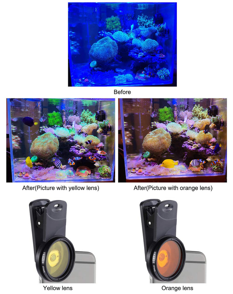  [AUSTRALIA] - Aquarium Choice Coral Lens Filter Kits for Phone