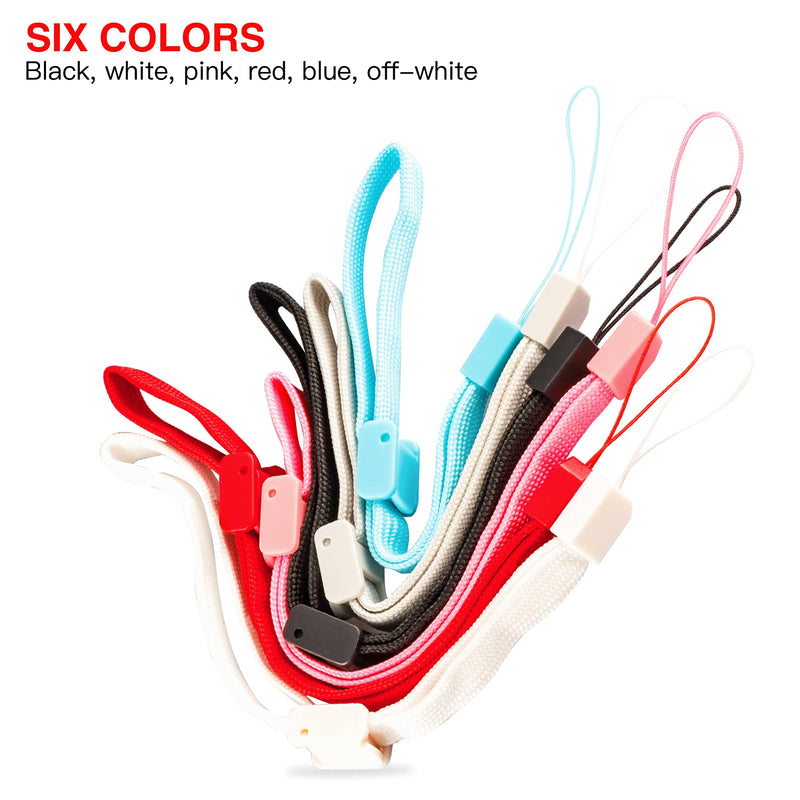 6Pcs Wrist Strap for Wii Remote, Universal Replacement Hand Wristlet Wristband with Lock for Wii Remote Controller, MP3, Digital Camera, PSP DS Lite DSi XL 2DS 3DS XL - LeoForward Australia