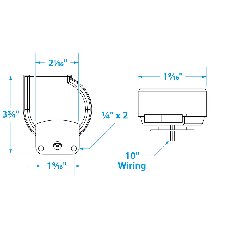  [AUSTRALIA] - SEACHOICE 14501 Compact Electric Horn Single 105 dB