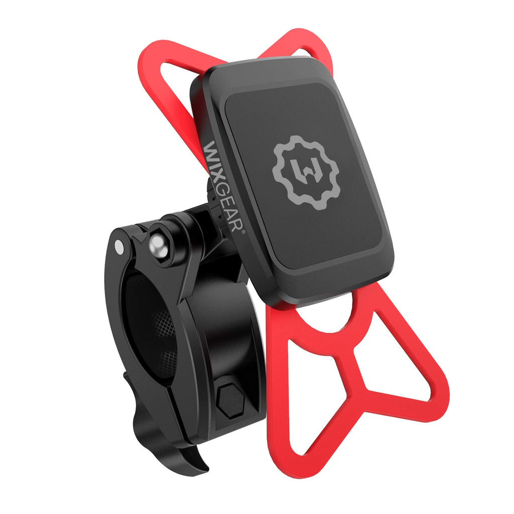  [AUSTRALIA] - WixGear Universal Magnetic Bicycle & Motorcycle Handlebar Phone Holder for Cell Phones and GPS with Fast Swift-Snap Technology,