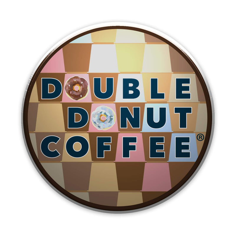  [AUSTRALIA] - Double Donut Ground Coffee, Breakfast Blend Coffee, Medium Roast Ground Coffee, For Brewing Hot or Iced Coffee, Made with 100% Arabica Beans, 28 Ounce Bag 28 Oz