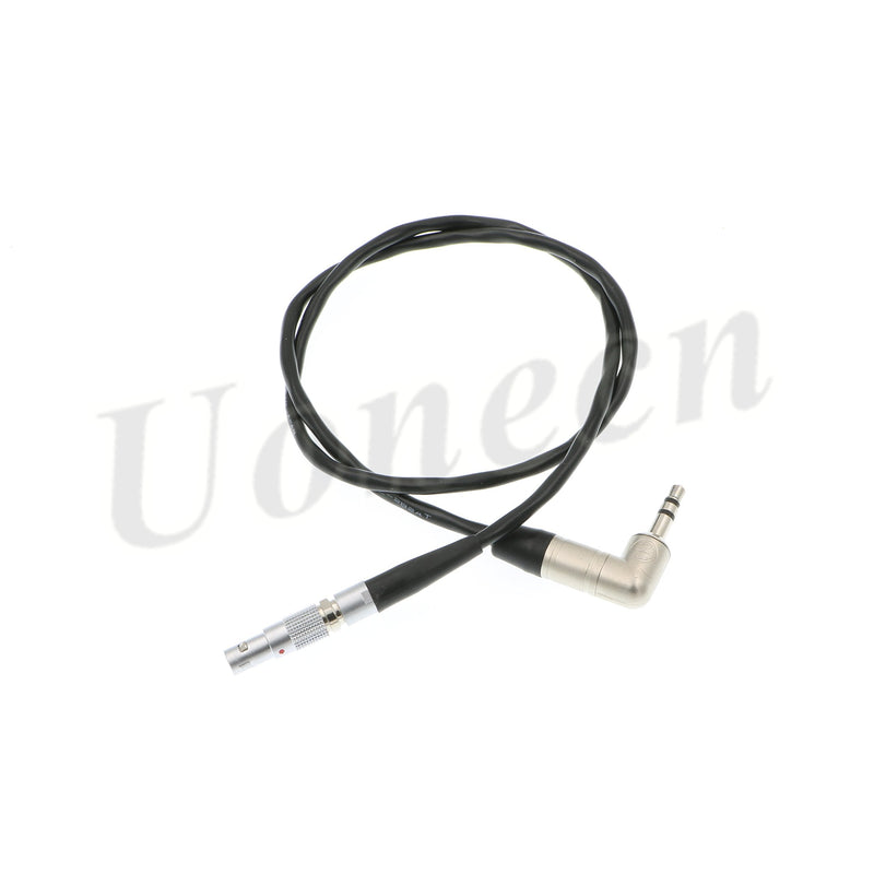  [AUSTRALIA] - Uonecn Red Epic time Code line 00B 4 pin Male to Easync Synchronize Right Angle 3.5mm Audio Head