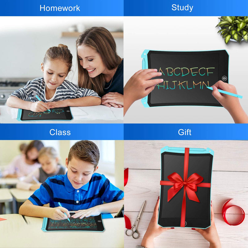  [AUSTRALIA] - LCD Writing Tablet, Electronic Digital Writing &Colorful Screen Doodle Board, cimetech 8.5-Inch Handwriting Paper Drawing Tablet Gift for Kids and Adults at Home,School and Office (Blue) BLUE