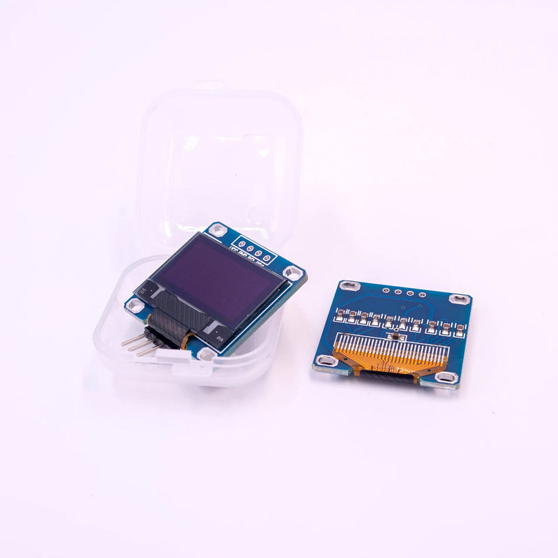  [AUSTRALIA] - YLKOVA OLED 0.96 Inch OLED Display Module IIC SSD1306 128 64 LCD Blue with Du-pont Wire 40-Pin Female to Female, I2C Serial Self-Luminous Display Board, for Ar duino UNO R3 STM