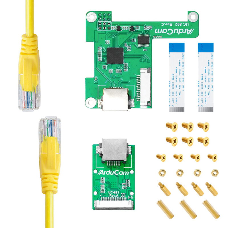  [AUSTRALIA] - Arducam Cable Extension Kit for Raspberry Pi Camera, Up to 15-Meter Extension, Compatible with Raspberry Pi Camera V1/V2/HQ, and 16MP Autofocus Camera Module