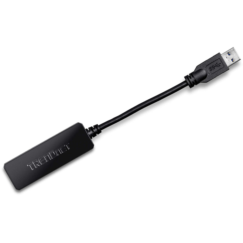  [AUSTRALIA] - TRENDnet USB 3.0 to Gigabit Ethernet Adapter, Full Duplex 2Gbps Ethernet Speeds, Up to 1Gbps, USB to Gigabit Ethernet Adapter, USB-A, Windows Compatible, USB Powered, Black, TU3-ETG