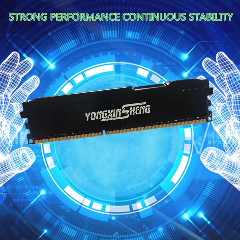  [AUSTRALIA] - Yongxinsheng 16GB (8GBx2) DDR3 1866MHz (PC3 14900) CL11 Desktop Memory 240Pins 1.5V Non-ECC Unbuffered Ddr3 UDIMM RAM - Black DDR3 (8GBx2) 1866Mhz