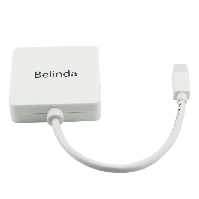  [AUSTRALIA] - Belinda 3in1 Mini Displayport to HDMI DVI VGA Adapter Cable for Mac Book, iMac, Mac Book Air, Mac Book Pro and Mac Mini