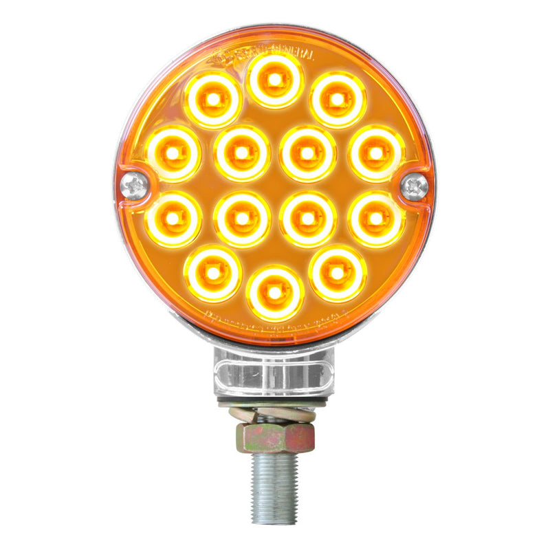  [AUSTRALIA] - Grand General 75191 Amber/Amber 3" Pearl Double Faced 14 LED Light