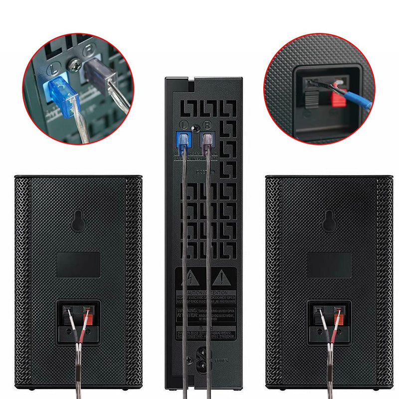 Speaker Wire/Cords for Samsung SWA3000, SWA-3000, SWA4000, SWA-4000, SWA5000, SWA-5000, SWA-7000, SWA-7000S, SWA8000S, SWA-8000S, SWA9000S, SWA-9000S, SWA9100S, SWA-9100S - LeoForward Australia