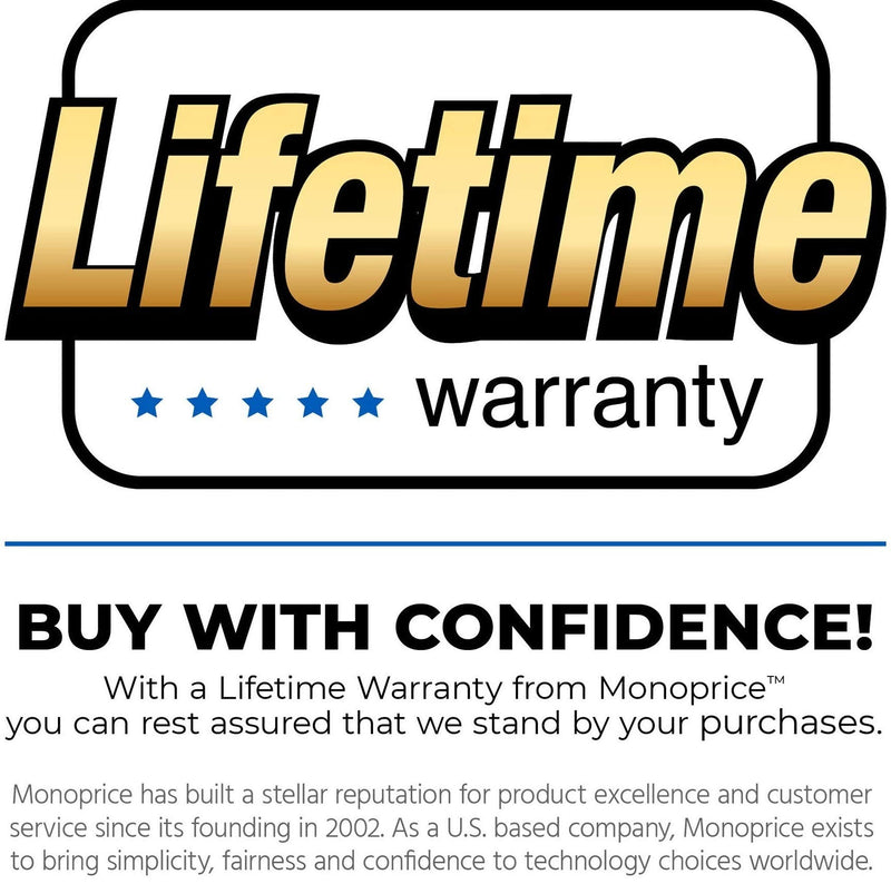  [AUSTRALIA] - Monoprice 15-Feet USB 2.0 A Male to A Female Extension 28/24AWG Cable (Gold Plated) (105435),Black