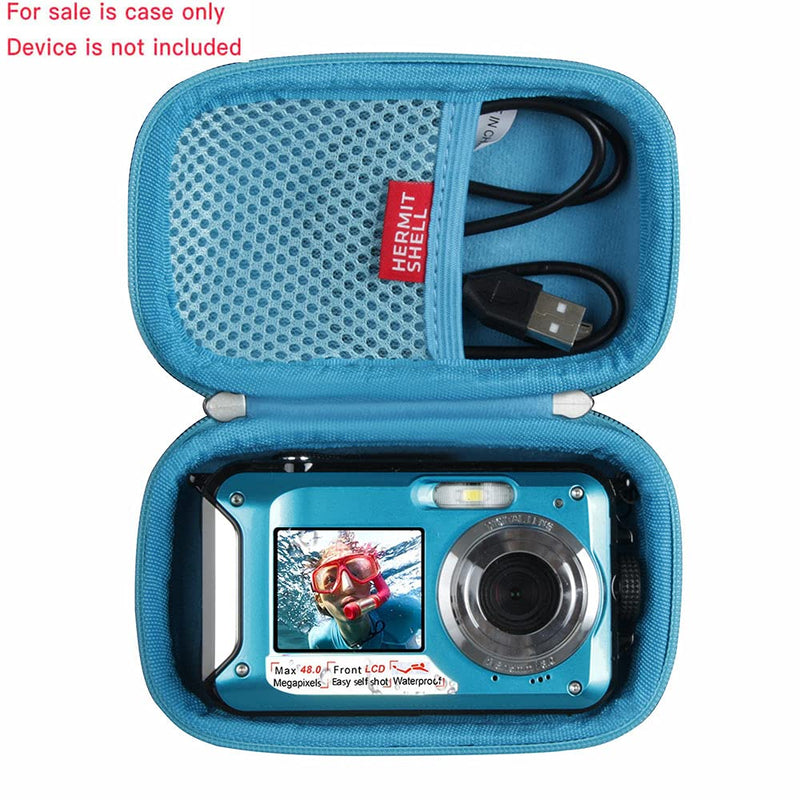  [AUSTRALIA] - Hermitshell Hard Travel Case for YISENCE Waterproof Digital Camera Underwater Camera Full HD 2.7K 48 MP Video Recorder Selfie Dual Screens (DV806)