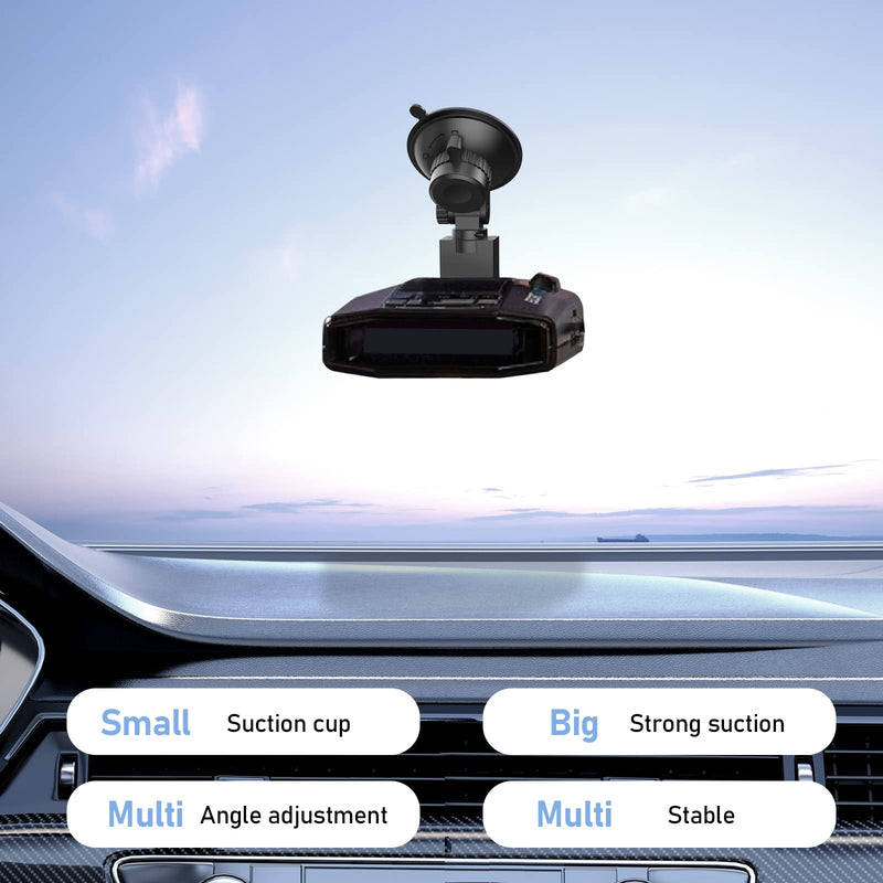  [AUSTRALIA] - Radar Detector Mount,Car radar mounting bracket,Windshield & Dashboard Suction Mount,For Escort Max360c Max 3 IX IXc Redline EX Beltronics Cobra DualPro GT 360 Radar Models, w/EZ Magnet Connection