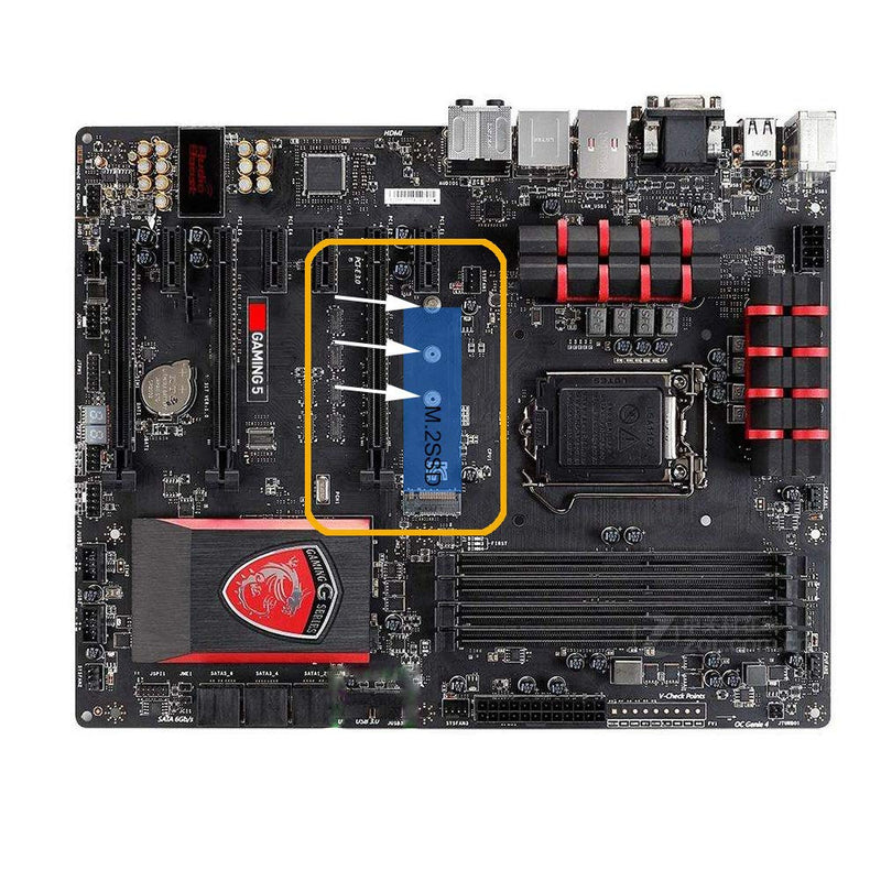  [AUSTRALIA] - SGTKJSJS M.2 SSD Drives Mounting Screws Components for Asus Gigabyte ASRock Motherboard and Laptop M2 NGFF Micro Screw