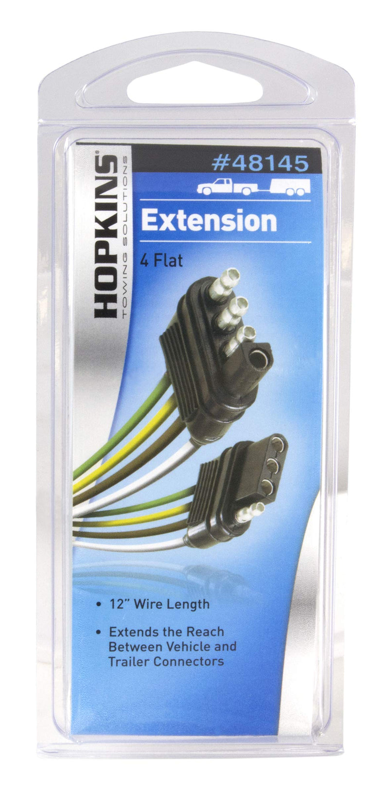  [AUSTRALIA] - Hopkins 48145 4 Wire Flat Extension, 12" Length Basic