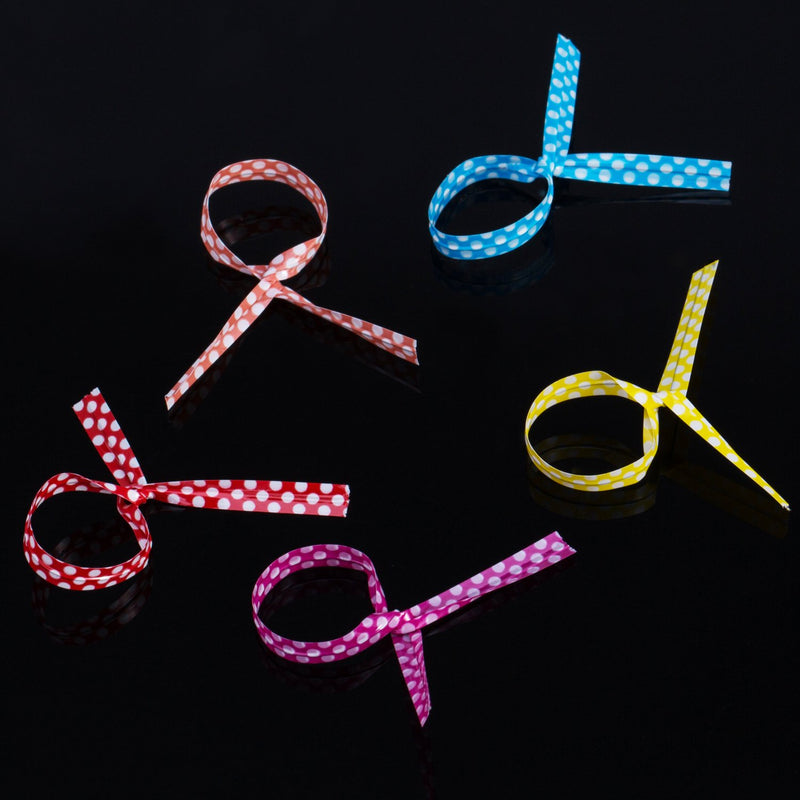 Mudder 500 Pieces Dot Twist Ties 4 Inches Bag Ties for Cellophane Party Bag - LeoForward Australia