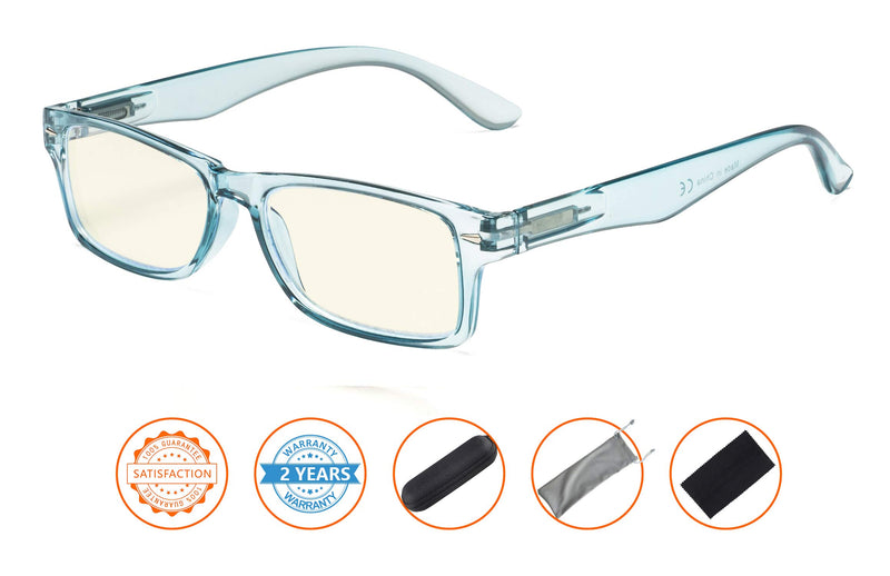 Anti Blue Rays UV Protection,Ladies Computer Reading Glasses 1.5 x - LeoForward Australia