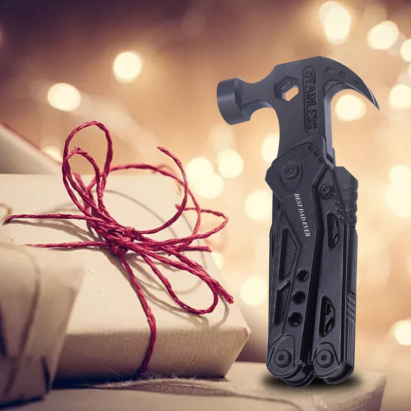  [AUSTRALIA] - Gifts for Dad from Daughter Son,All in One Survival Tools Hammer Multitool Camping Accessories,Birthday Father's day Christmas Thanksgiving day Valentine's day Gift Ideas for Men Father Him,ATH-802 Best Dad Ever