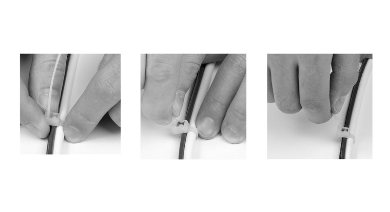  [AUSTRALIA] - Gardner Bender 46-311SC Nylon Self-Cutting Cable Tie, 11 inch, 50 lb. Tensile, Twist-Off Tail, Zip Tie, 50 Pk., Natural White