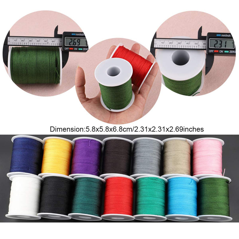  [AUSTRALIA] - Nylon Thread Twine for Gardening Braided Bracelets DIY Crafts (1mm-394feet, Army Green) 1mm-394feet