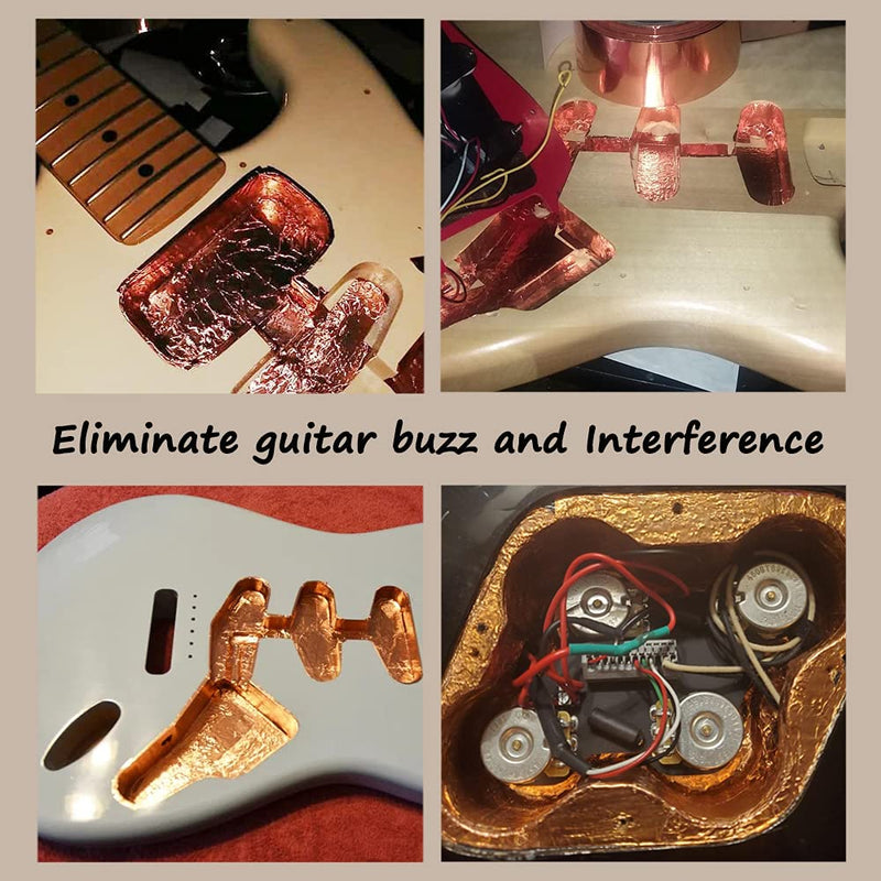  [AUSTRALIA] - Meideal Copper Foil Tape (2inch X 33 FT) with Dual Conductive Adhesive for Guitar and EMI Shielding, Electrical Repairs, Crafts, Garden, Stained Glass, Paper Circuits, Soldering, Grounding 2inch X 33 FT