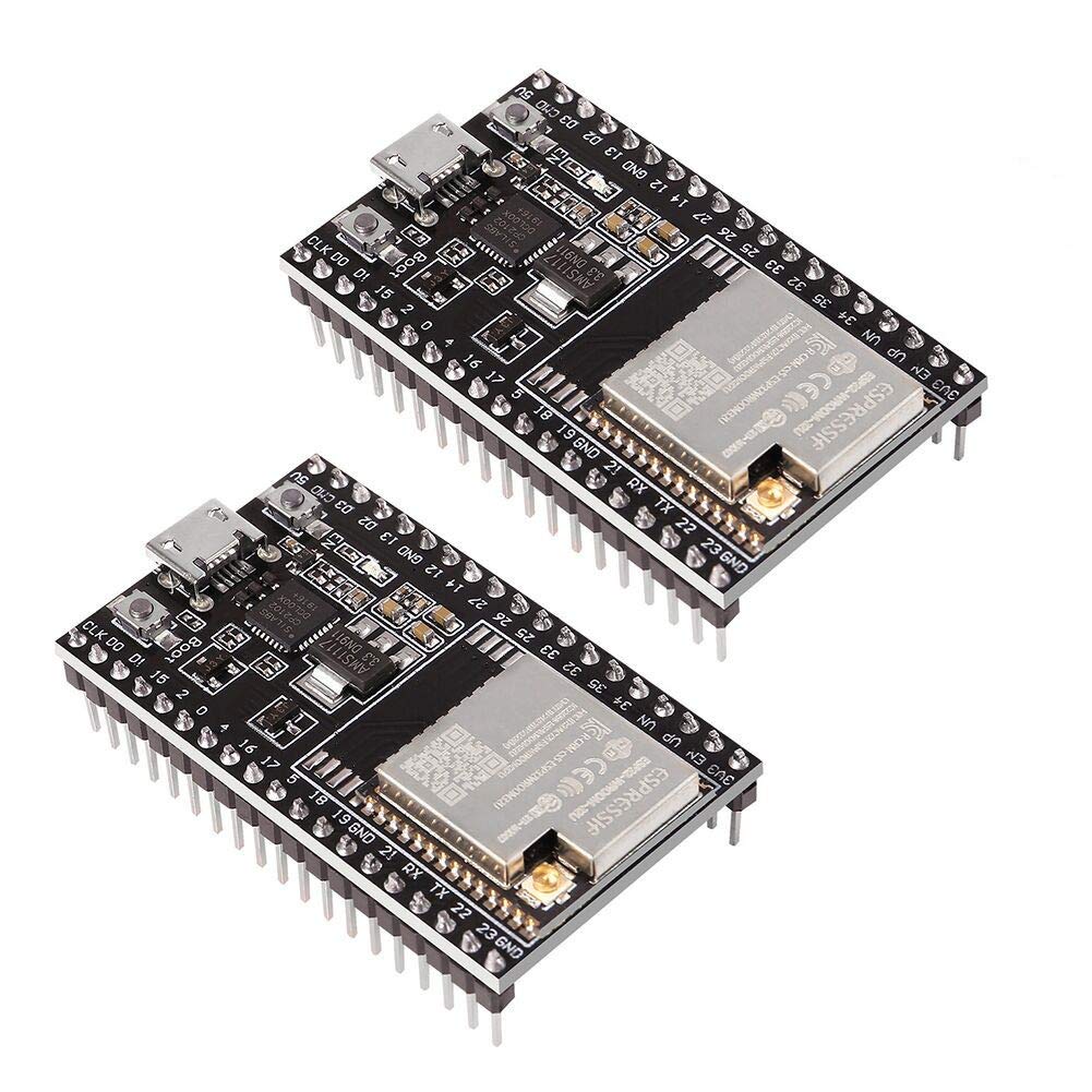  [AUSTRALIA] - D-FLIFE 2pcs ESP32-DevKitC core Board ESP32 Development Board ESP32-WROOM-32U WiFi Bluetooth Development Board for Arduino IDE (WROOM-32U)