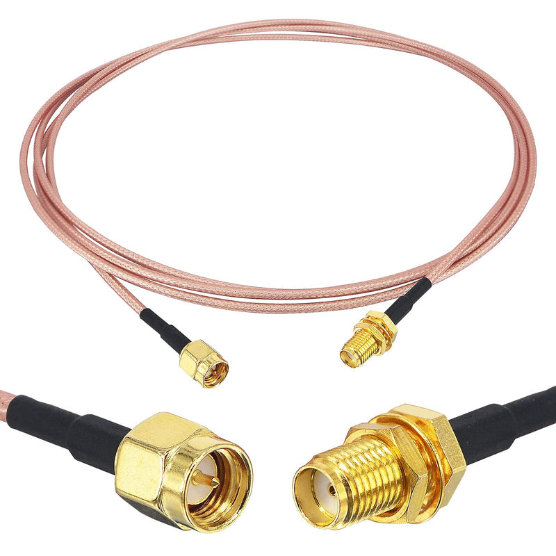 YOTENKO SMA Male to SMA Female RF Connector RG 316 WiFi Antenna Extension Cable 2M - LeoForward Australia