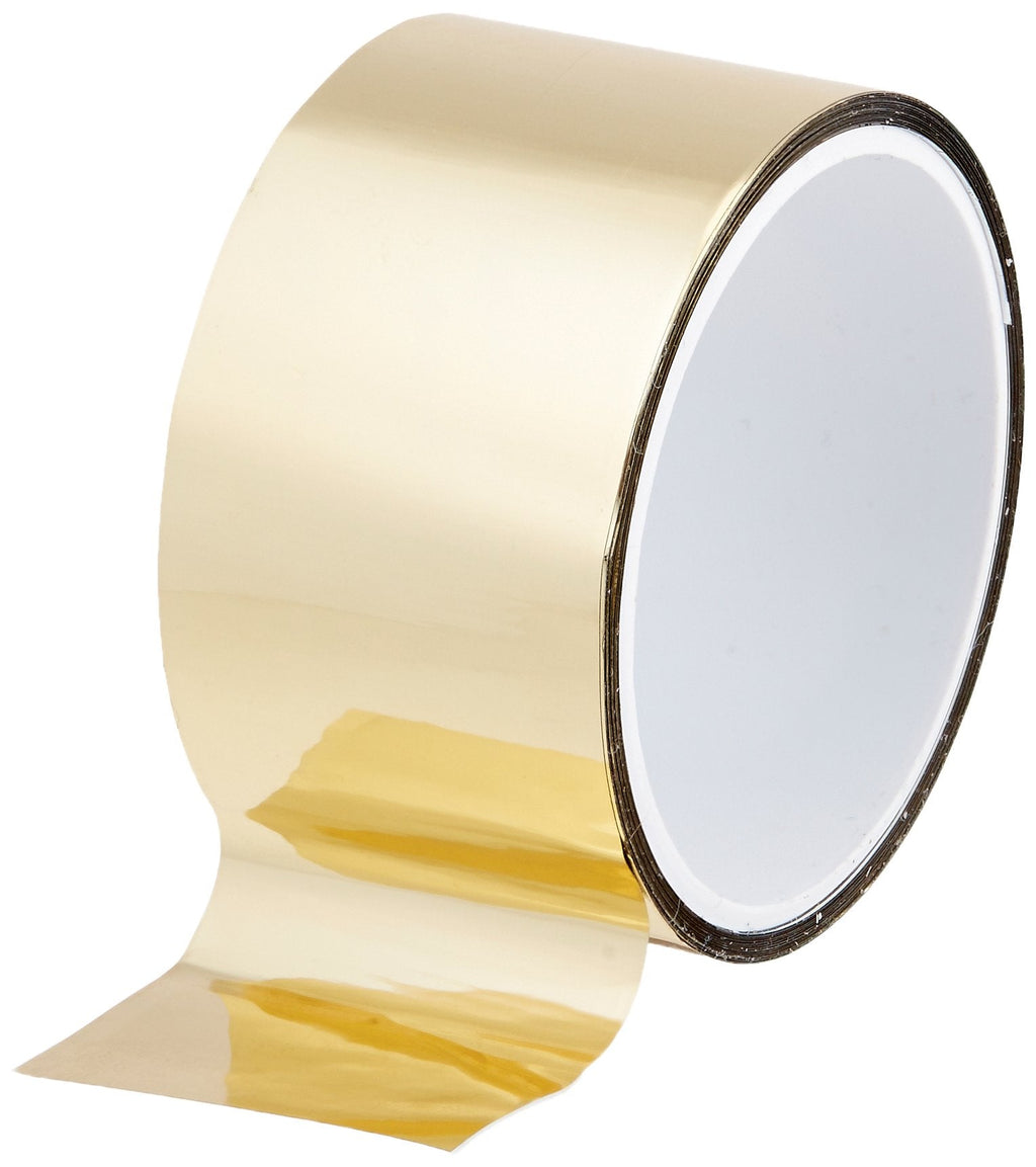  [AUSTRALIA] - TapeCase Metalized Polyester Film Tape 3/8" x 5yds - Gold (1 Roll) 5 Yards 0.375 inches 1