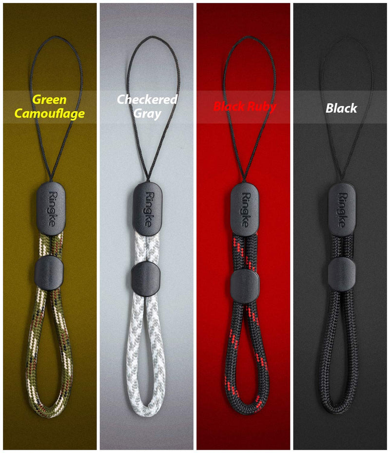  [AUSTRALIA] - Ringke Lanyard Finger Strap (4 Pack) Compatible with Cellphone, Phone Cases, Keys, Cameras, and More