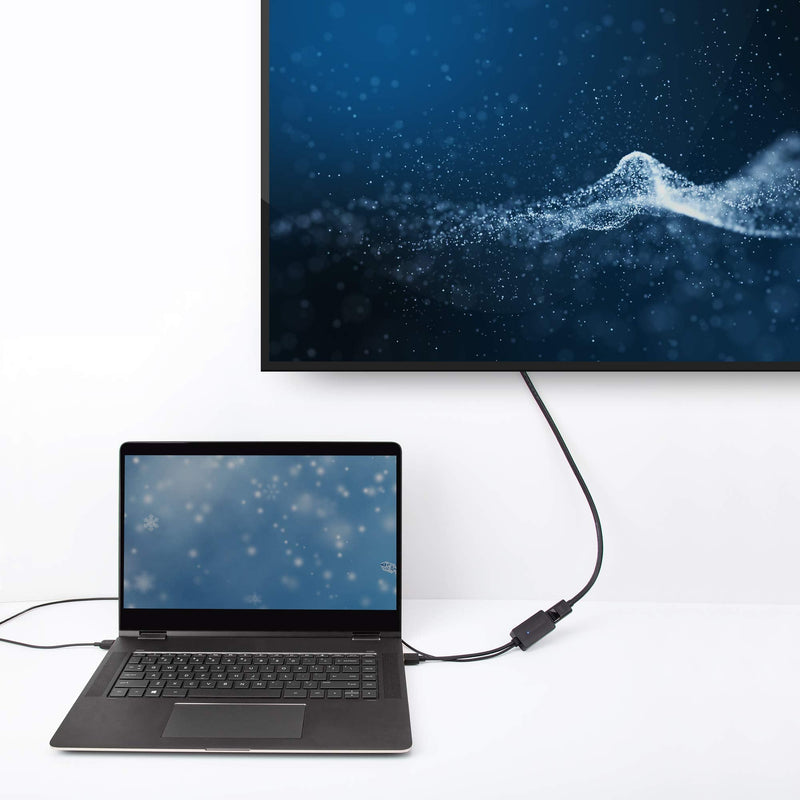  [AUSTRALIA] - Cable Matters Uni-Directional HDMI to DisplayPort Adapter for Desktop and Laptop Computers (HDMI 2.0 to DisplayPort 1.2) with 4K 60Hz Video Resolution - Not Compatible with PS5 or Xbox Series X/S