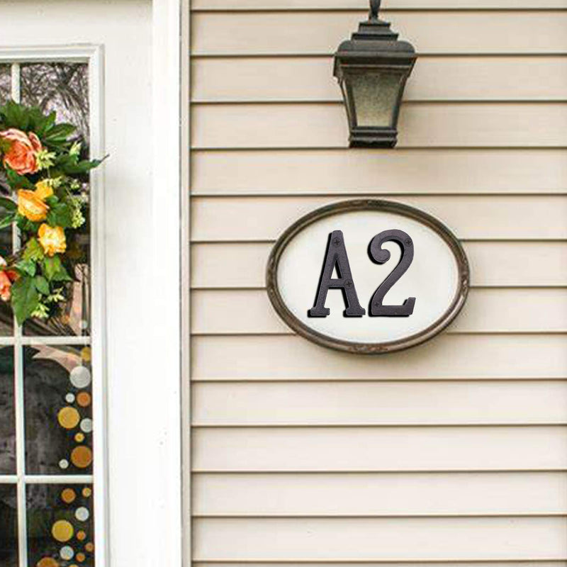  [AUSTRALIA] - 3 Inch House Numbers- Special Cast Iron Home Address Number- Easy Install (3 Inch High, 0) Number 0