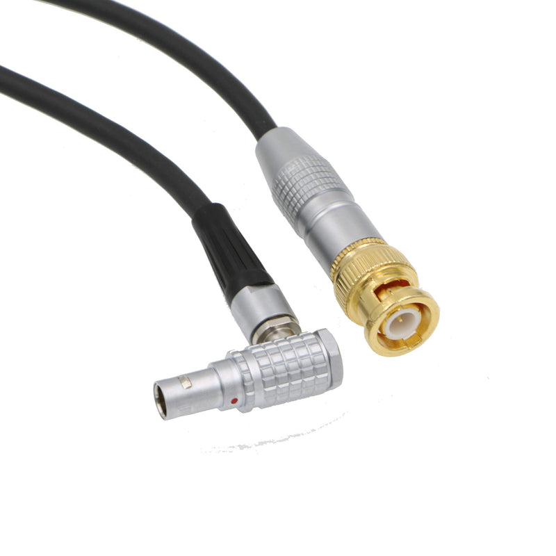  [AUSTRALIA] - Uonecn Time Code TC Cable BNC Male to Right Angle 0B 5 Pin Male for ARRI Alexa Sound Device 39''