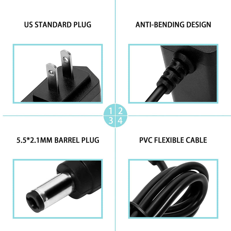  [AUSTRALIA] - 9V AC DC Power Supply Adapter Charger for Octane Fitness Q35 Q35e Q35c Q35ce Q37 xR3c xR4 xR4c xR4ci xR6 xR6e xR6ce Elliptical Treadmill Cardio Machine (6.6ft Long Cable Cord)