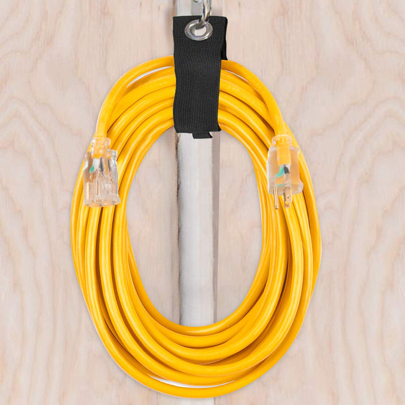  [AUSTRALIA] - HOME-X Heavy-Duty Cable Storage Strap and Cord Organizer, Hook and Loop Fasten - 17" L x 2" W