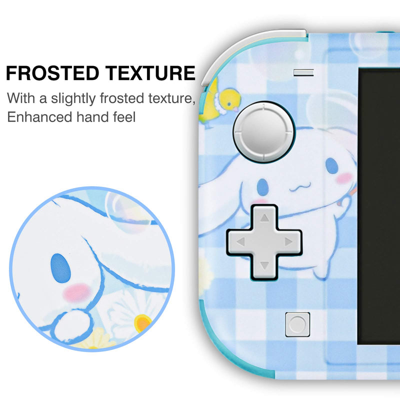  [AUSTRALIA] - DLseego Switch Lite Skin Pretty Pattern Full Wrap Skin Protective Film Sticker Compatible with Nintendo Switch Lite-- Blue Cinnamon Dog
