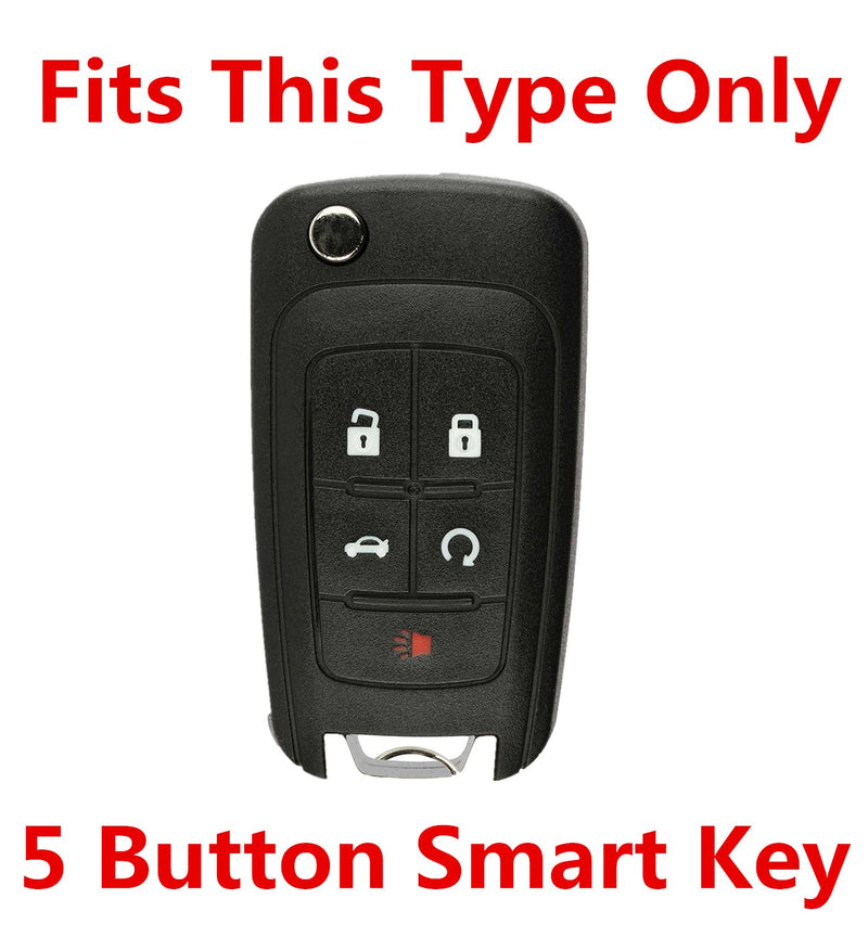  [AUSTRALIA] - Rpkey Silicone Keyless Entry Remote Control Key Fob Cover Case protector For Chevrolet Camaro Cruze Limited Equinox Impala Limited Malibu Malibu Limited Sonic（gray）OHT01060512 13504199 13500221