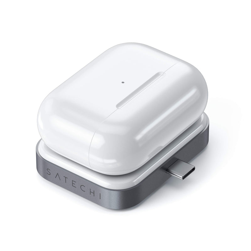 Satechi USB-C Wireless Charging Dock - Compatible with Apple AirPods Pro & AirPods 2/1 with Wireless Charging Case (Not Included) - LeoForward Australia