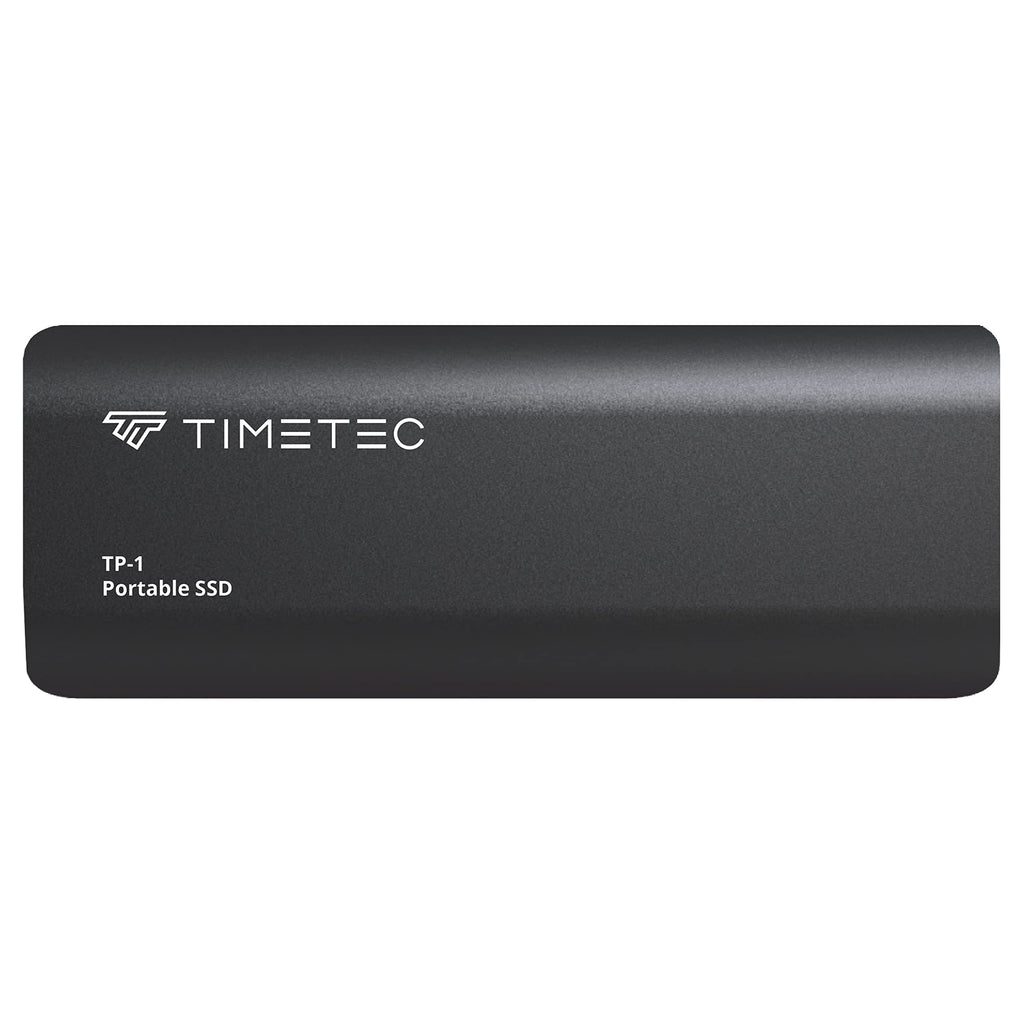 [AUSTRALIA] - Timetec 1TB Portable External SSD USB3.2 Gen2 Type C Up to 550MB/s Ultra-Light Aluminum Mini External Solid State Drive with USB C to A Cable/USB A to C Adapter for Desktops/Laptop/Mac/Mobile - Black