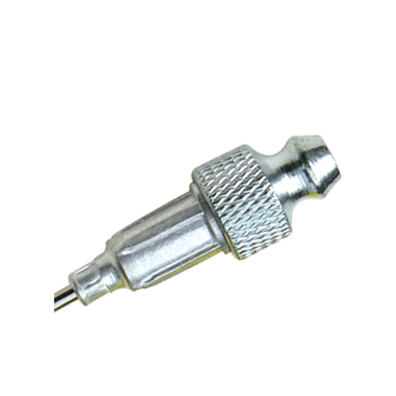Lumax LX-1416 Silver 18G 1-1/2" Long Stainless Steel Grease Injector Needle with Cap - LeoForward Australia