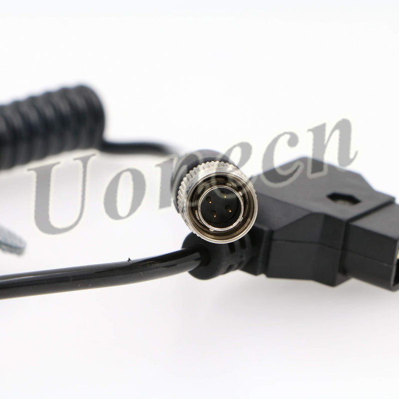  [AUSTRALIA] - Uonecn for Anton Bauer Sound Device ZAXCOM Power Cable D-Tap to Hirose 4 Pin Male for Zoom F8 for SD 633/644/688