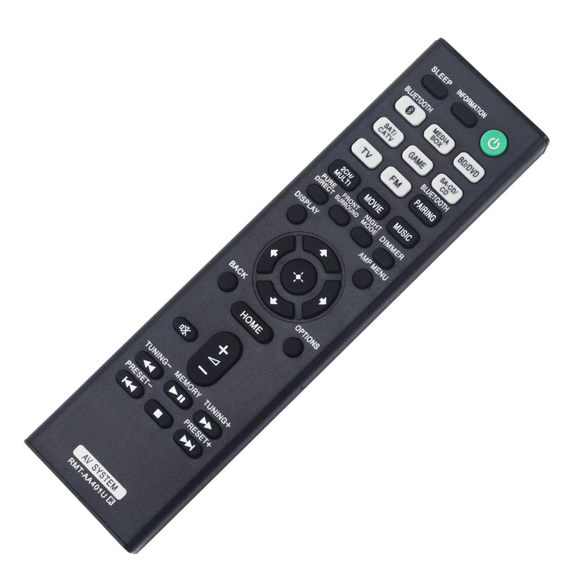 RMT-AA401U Replacement Remote Control fit for Sony Multi Channel AV Receiver STR-DH190 STR-DH590 STR-DH790 - LeoForward Australia