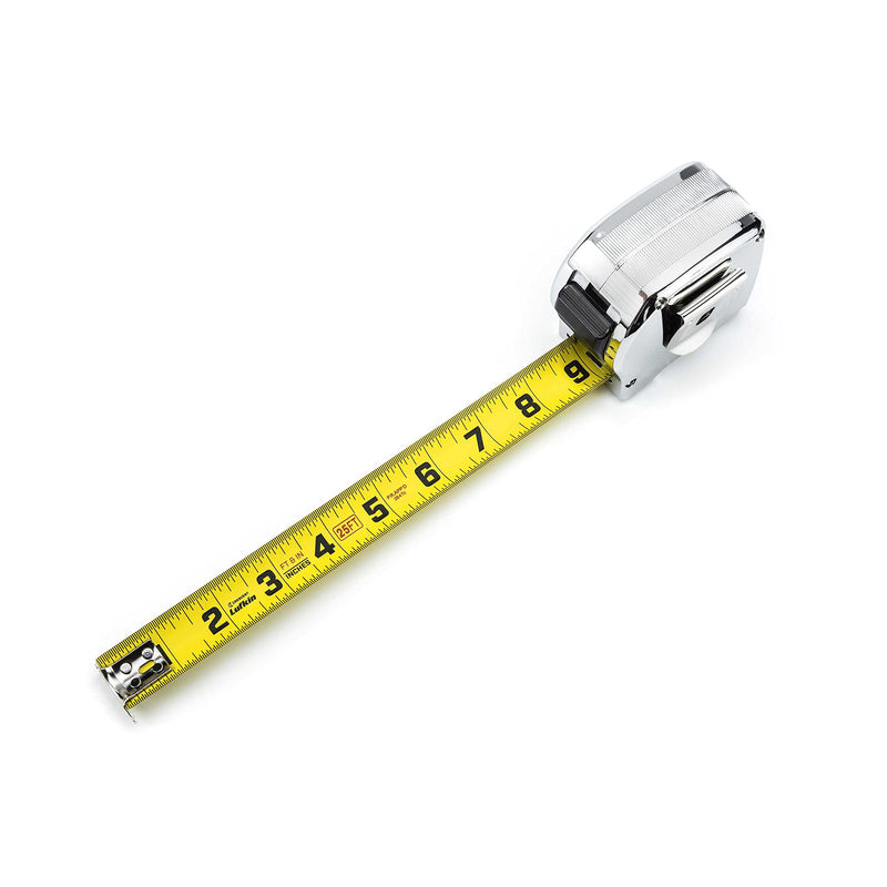  [AUSTRALIA] - Crescent Lufkin 1-1/8" x 25' Chrome Case Yellow Clad Tape Measure - L925-02 25'