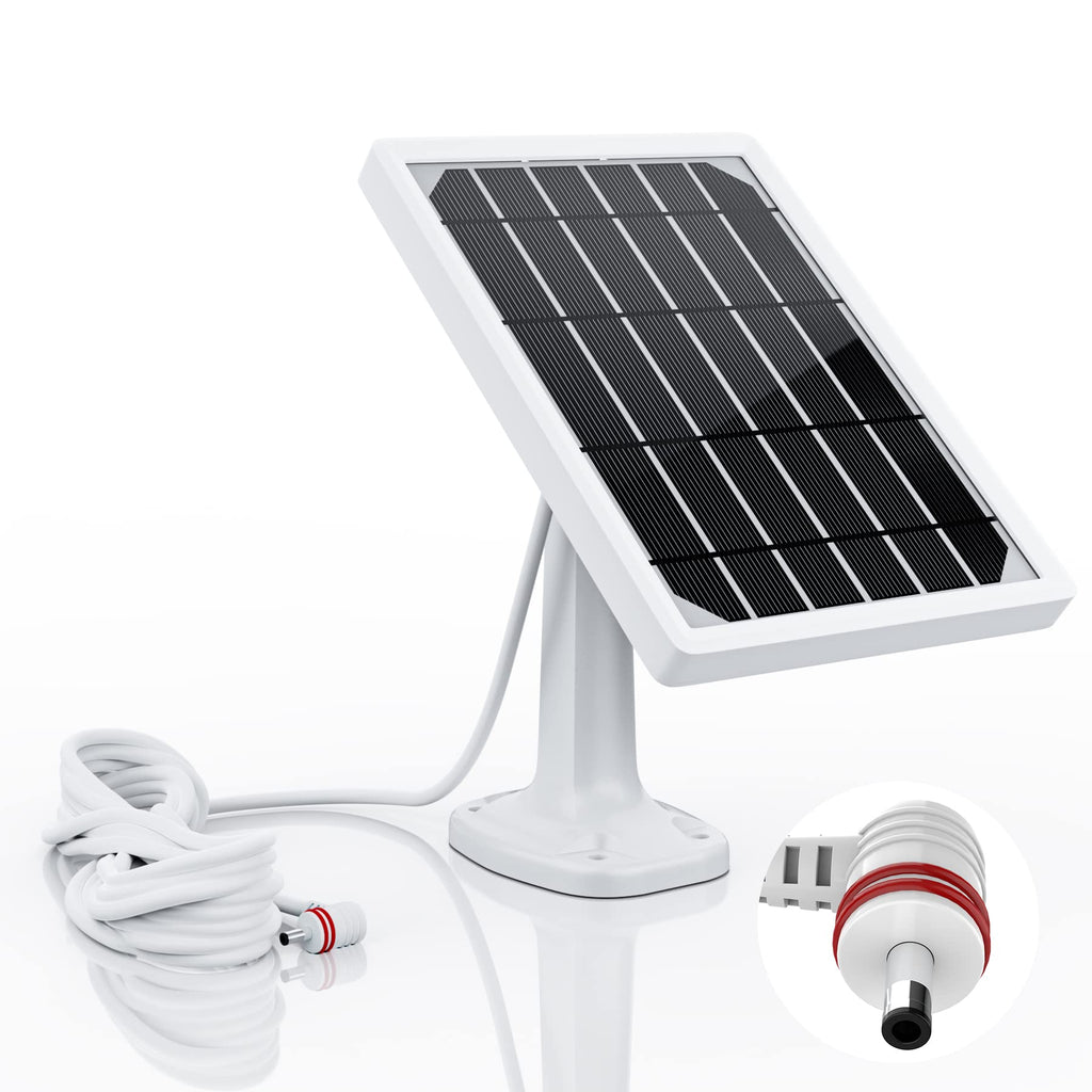  [AUSTRALIA] - Solar Panel for Camera, Solar Panel Charger for Stick Up Cam Battery with 2W 5V Fast Charging (No Camera)