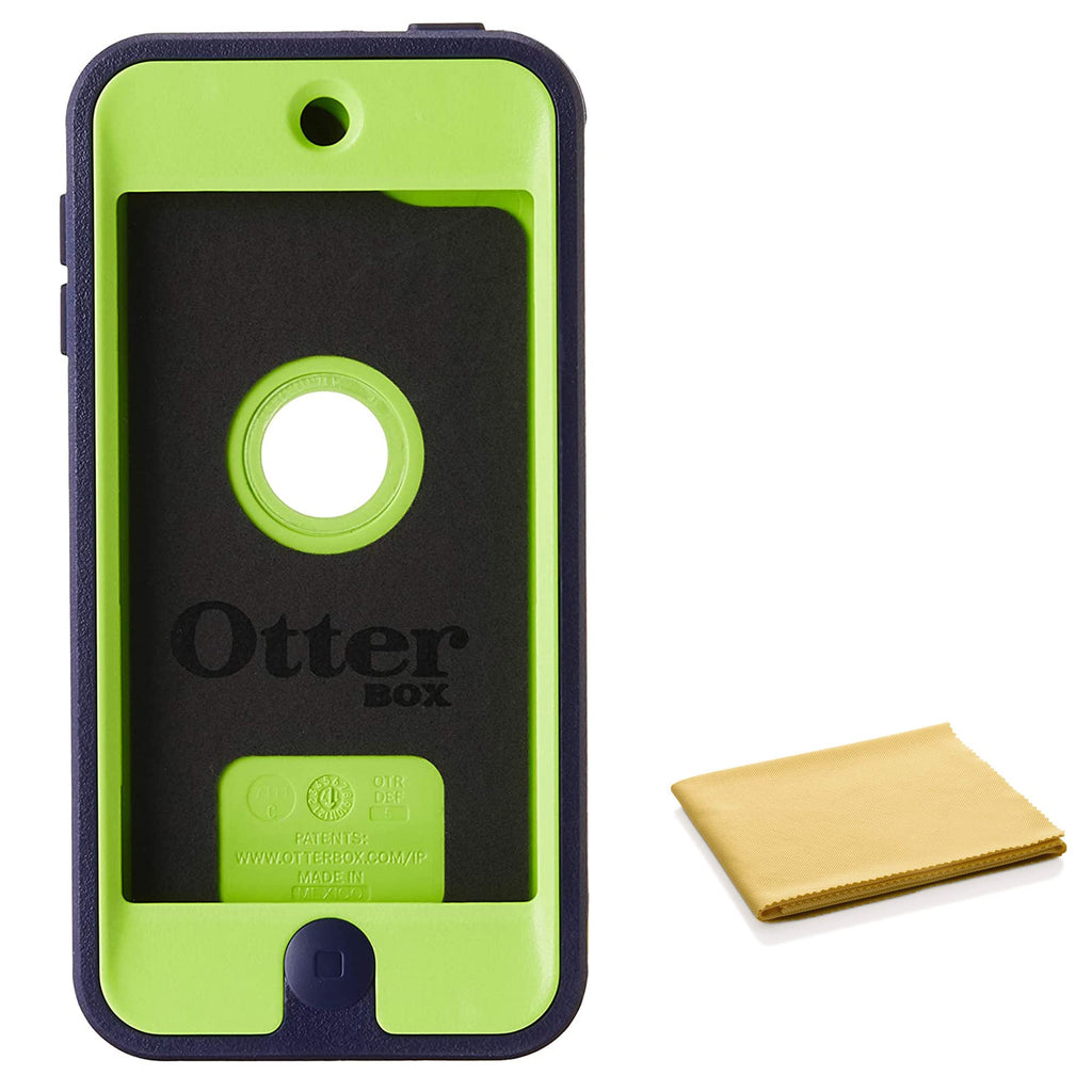  [AUSTRALIA] - OTTERBOX Defender Series Case for iPod Touch 7th Generation - Compatible with 5th and 6th Gen - Includes Cleaning Cloth - Bulk Packaging - Punk (Glow Green/Admiral Blue) PUNK (Glow Green/Admiral Blue)