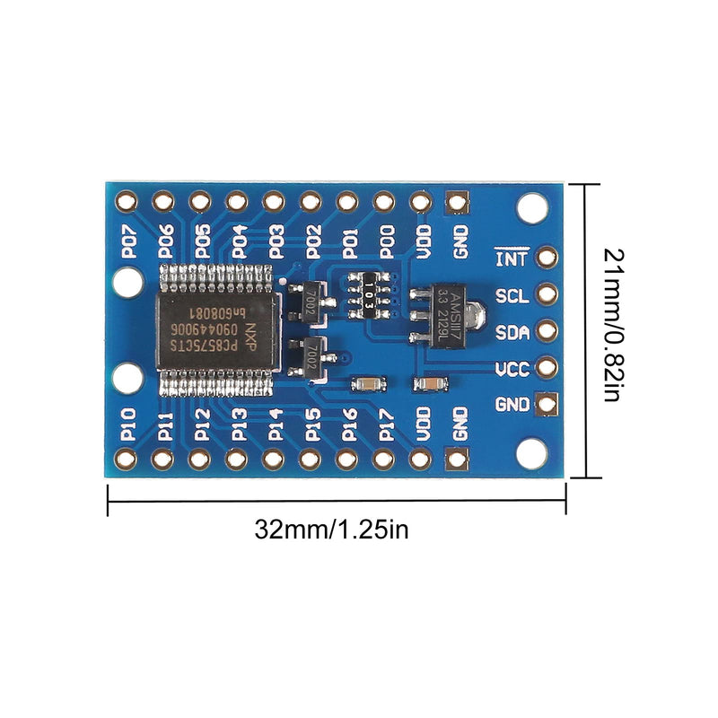  [AUSTRALIA] - ACEIRMC 3pcs PCF8575 IO Expander Board Module I2C to 16IO IIC I2C I/O Extension Shield Module 16 bit SMBus I/O Ports for Arduino R3 (3pcs)