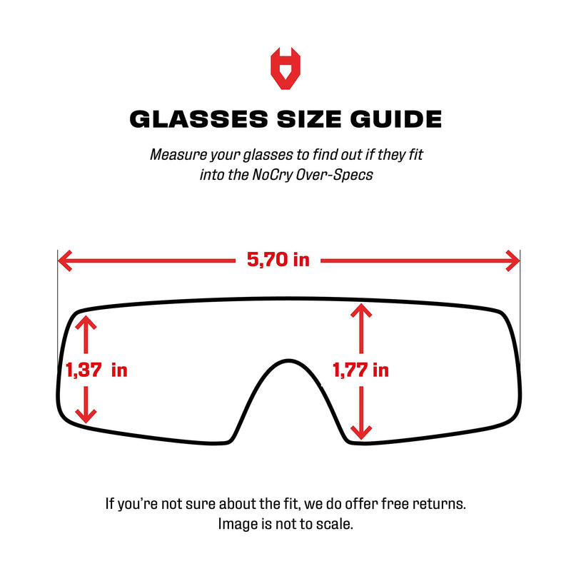 NoCry Safety Glasses That Fit Over Your Prescription Eyewear. Clear Anti-Scratch Wraparound Lenses, UV400 Protection, ANSI Z87 & OSHA Certified. Use in the Lab, Travelling, Black & Red Frames - LeoForward Australia